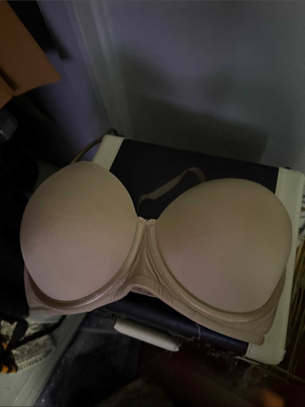 Paramour Nude Strapless Molded Bra